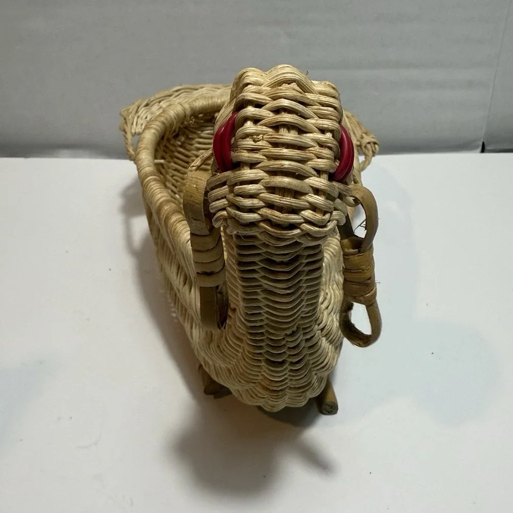 Wicker Basket Turkey Duck‎ Bird Rooster Hen Chicken Primitive Farmhouse Country
